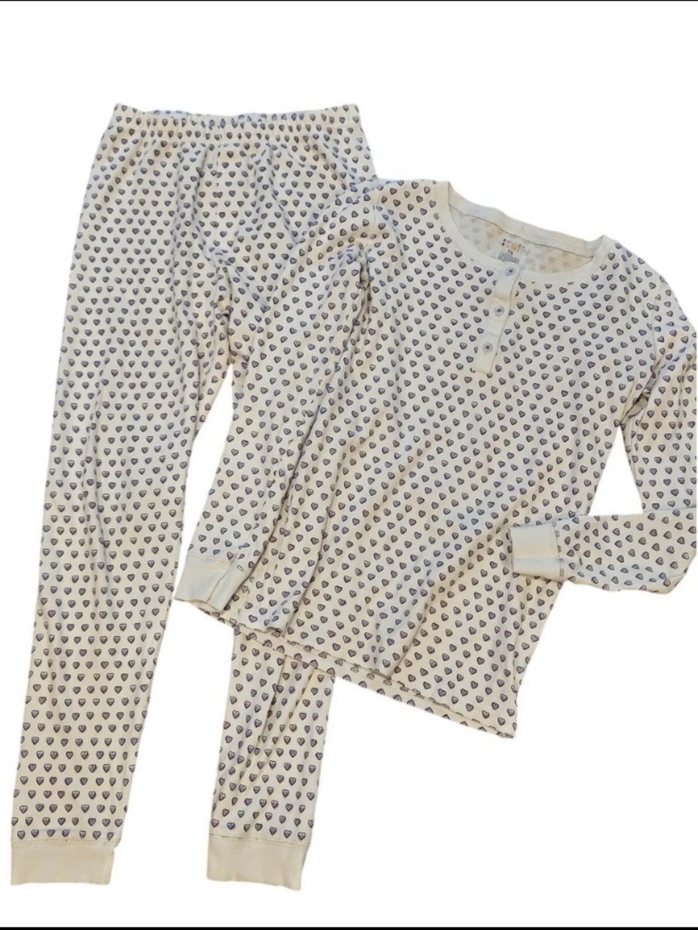Roller Rabbit Purple Heart Pajama Set